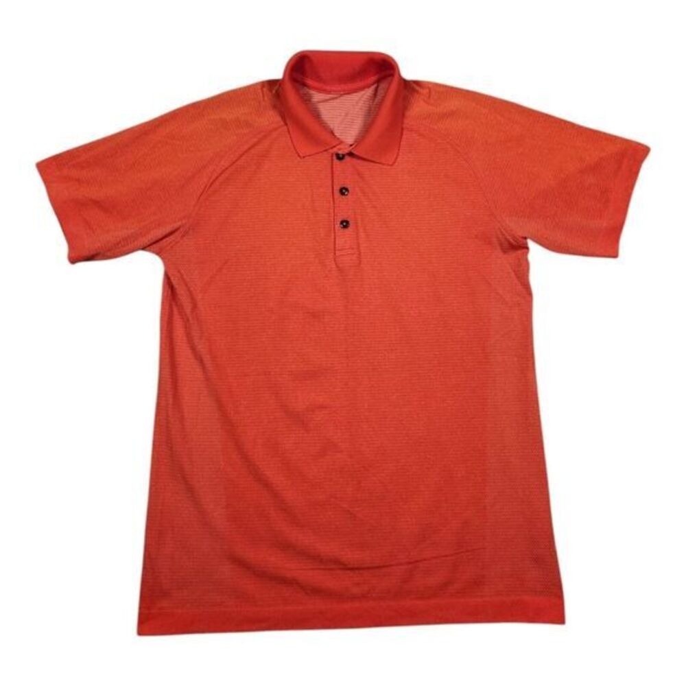 Lululemon Metal‎ Vent Tech Polo Short Sleeve Shirt Mens Medium